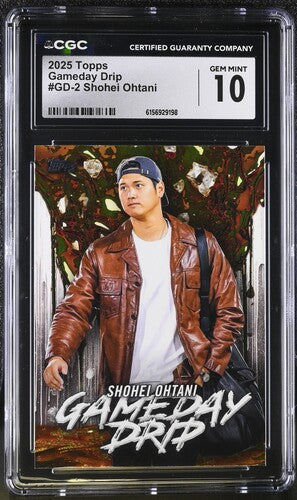 2025 TOPPS GAMEDAY DRIP #GD-2 SHOHEI OHTANI CGC 10 SC4