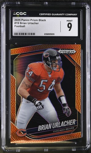 2025 Panini Prizm Black #19 Brian Urlacher Football CGC 9 SC2