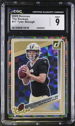 2025 Donruss The Rookies #17 Tyler Shough CGC 9 SC2