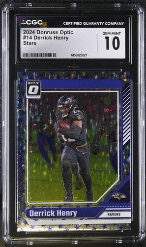 2024 Donruss Optic #14 Derrick Henry Stars CGC 10 SC2