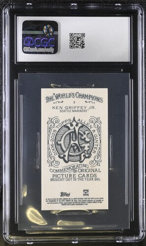2025 Topps Allen &amp; Ginter Mini #9 Ken Griffey Jr. CGC 10 SC4