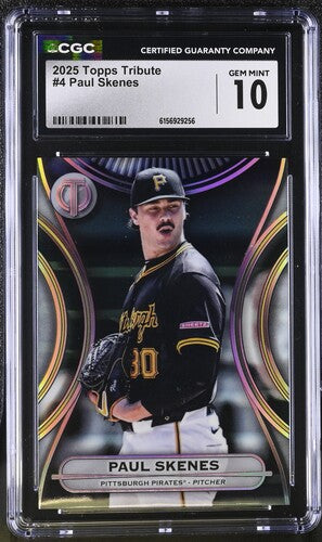 2025 Topps Tribute Paul Skenes CGC 10 SC4