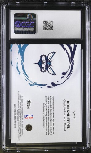 2025-26 TOPPS GENERATION NOW #GN-4 KON KNUEPPEL CGC 10 SC5