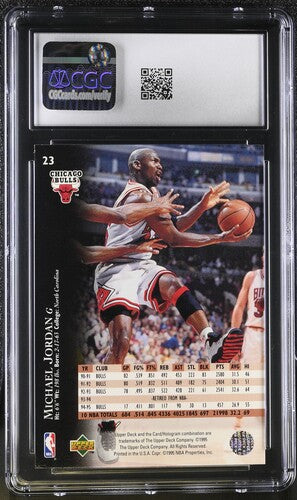 1995-96 Upper Deck #23 Michael Jordan CGC 8.5 SC5