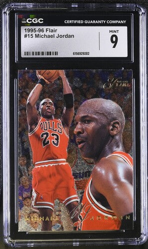 1995-96 Flair #15 Michael Jordan CGC 9 SC5