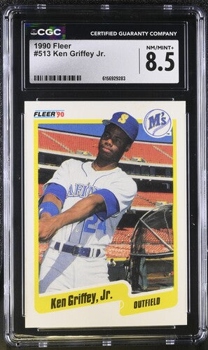 1990 Fleer #513 Ken Griffey Jr. CGC 8.5 SC4
