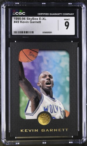 1995-96 SkyBox E-XL #49 Kevin Duant CGC 9 SC5