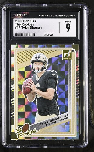 2025 Donruss The Rookies #17 Tyler Shough CGC 9