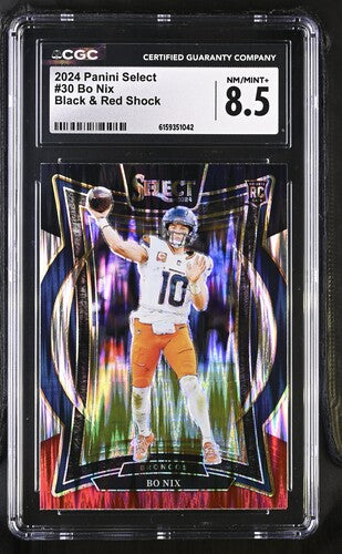 2024 PANINI SELECT BO NIX BLACK & RED SHOCK CGC 8.5 SC2
