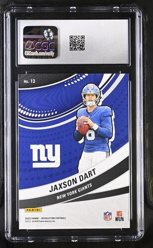 2025 Panini Revolution Futures #13 Jaxson Dart CGC 9