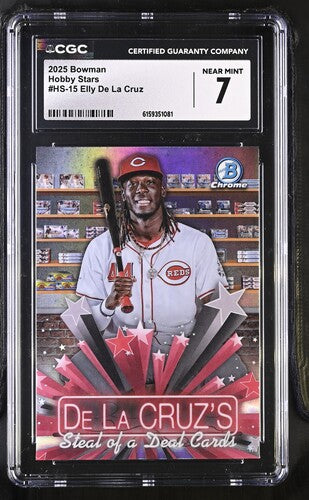 2025 Bowman Hobby Stars #HS-15 Elly De La Cruz CGC 7