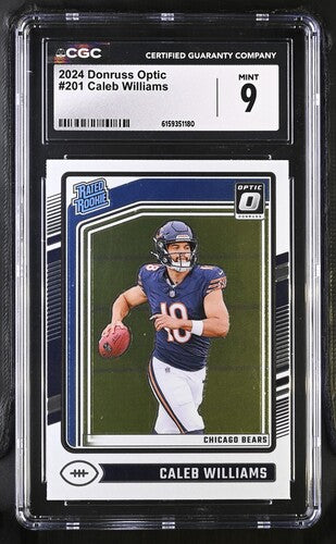 2024 DONRUSS OPTIC CALEB WILLIAMS RATED ROOKIE CGC 9 SC2