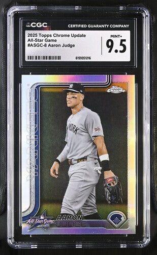 2025 Topps Chrome Update All-Star Game #ASGC-8 Aaron Judge CGC 9.5