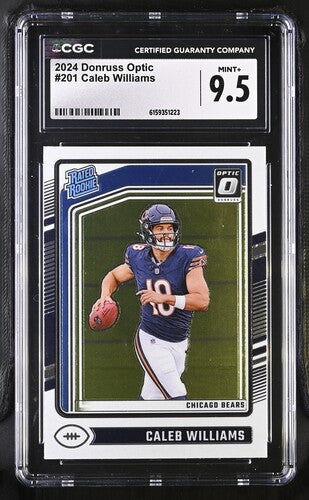 2024 Donruss Optic #201 Caleb Williams CGC 9.5