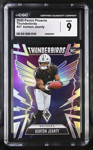 2025 Panini Phoenix Thunderbirds #27 Ashton Jeanty CGC 9