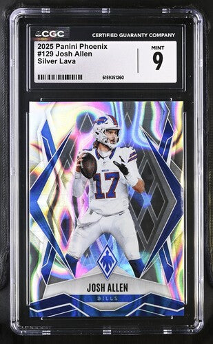 2025 Panini Phoenix #129 Josh Allen Silver Lava CGC 9