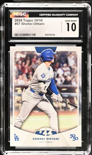 2024 Topps 50/50 #87 Shohei Ohtani CGC 10 SC4