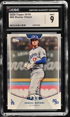 2024 TOPPS 50/50 #69 SHOHEI OHTANI CGC 9 SC4