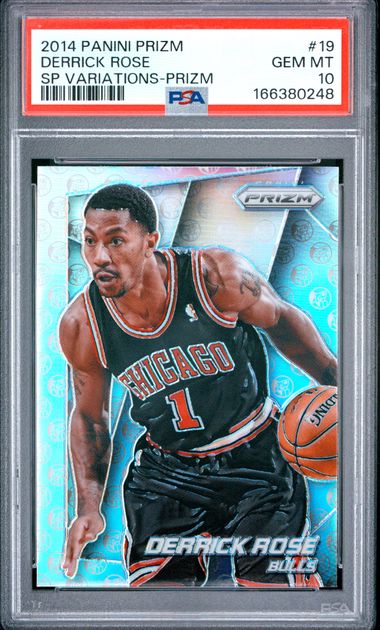 2014 PANINI PRIZM SP VARIATIONS #19 DERRICK ROSE SP VARIATIONS-PRIZM PSA 10 Jr9272-91
