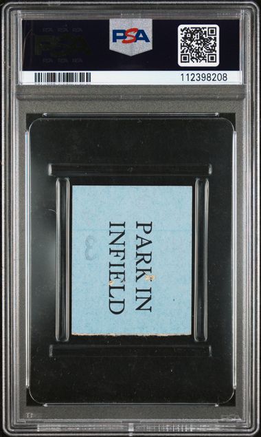 1950 GREEN BAY PACKERS-STUB #STUB PACKERS-35, REDSKINS-21 SAMMY BAUGH 173 YARDS/1 TD PSA 2