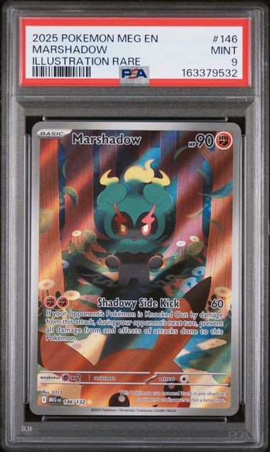 2025 POKEMON MEG EN-MEGA EVOLUTION #146 MARSHADOW ILLUSTRATION RARE