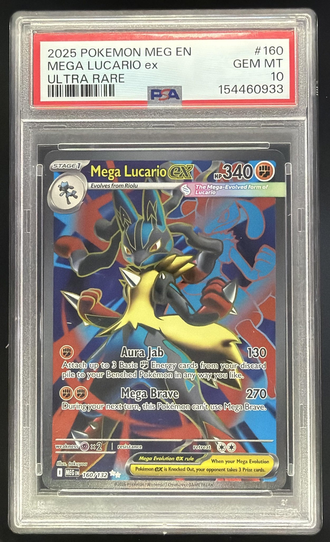 Mega Lucario ex front image