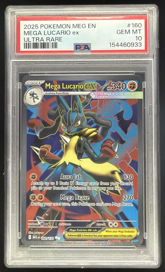 Mega Lucario ex front image