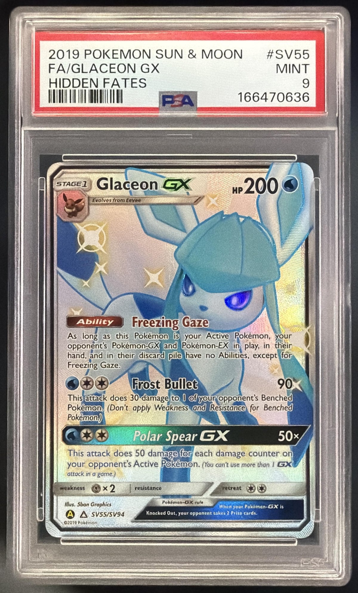Glaceon GX front image