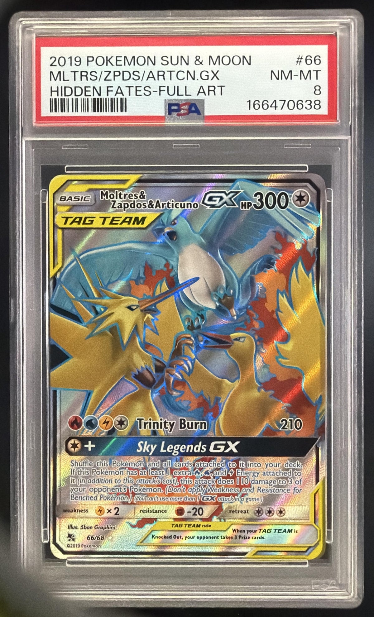 Moltres & Zapdos & ArticunoTag Team  front image