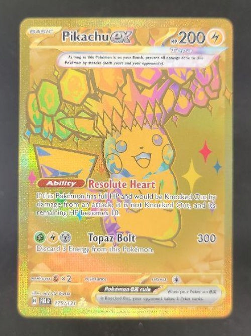 Pikachu ex front image