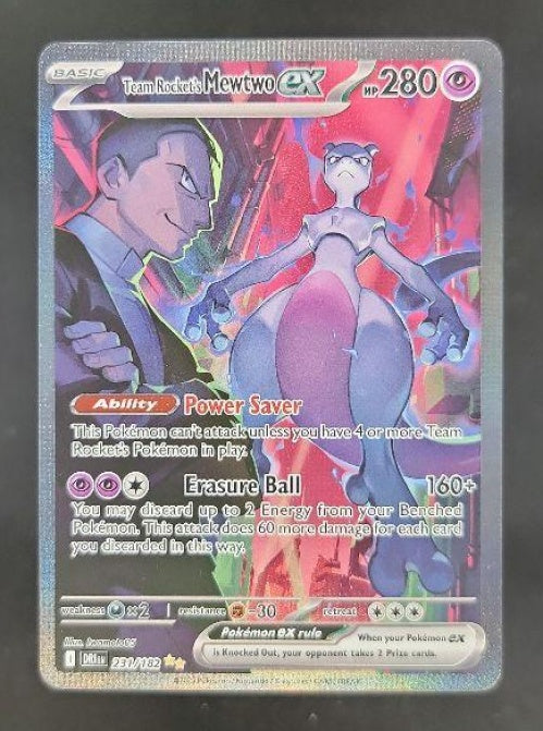 Team Rocket's Mewtwo ex front image