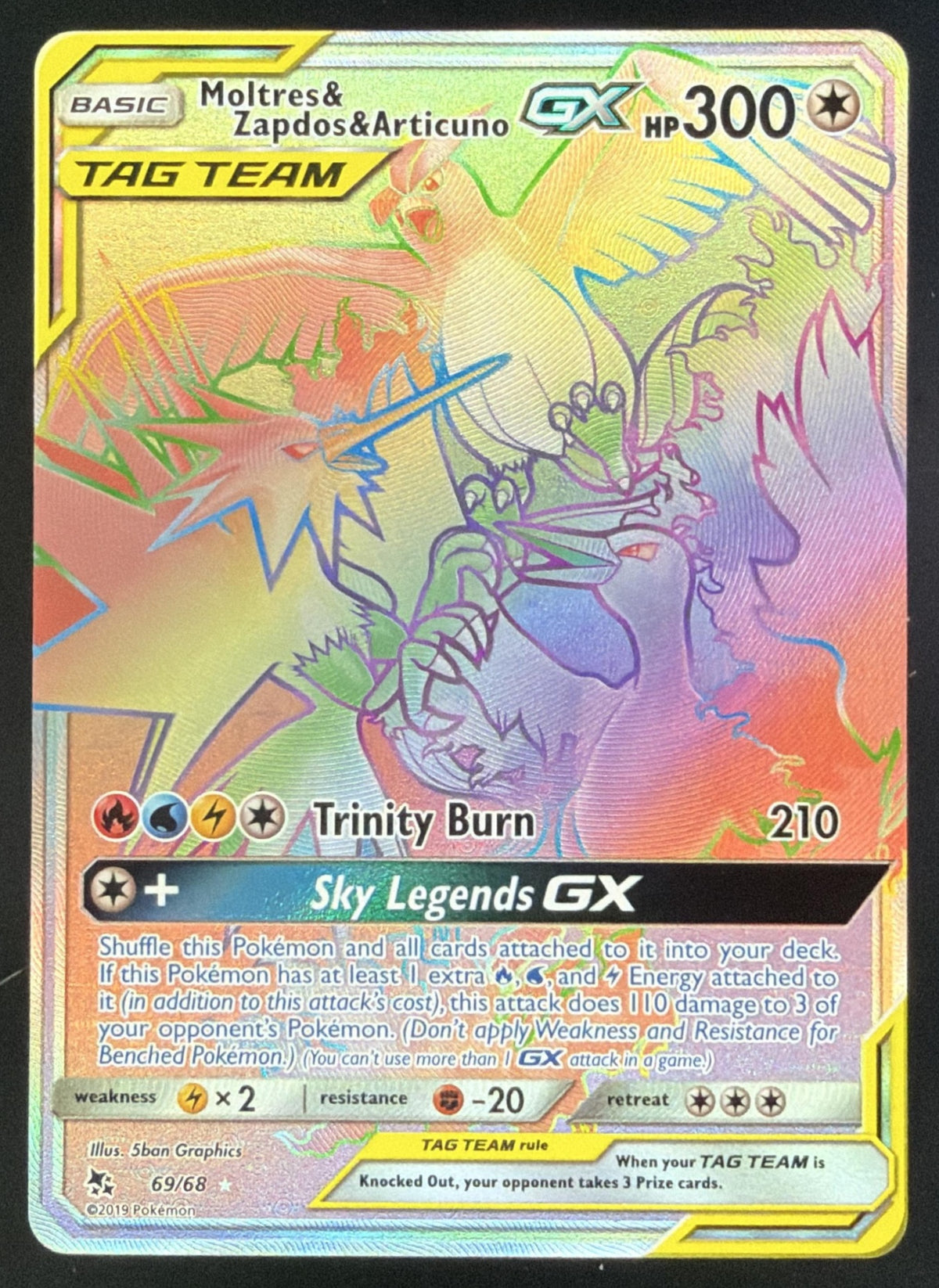 Moltres & Zapdos & ArticunoTag Team  front image