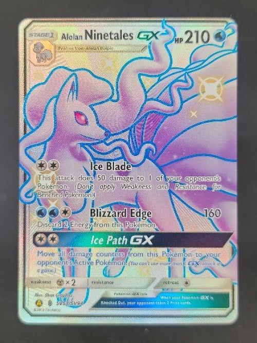 Alolan Ninetales GX front image