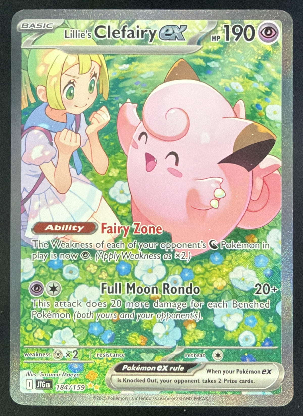 Lillie's Clefairy ex front image