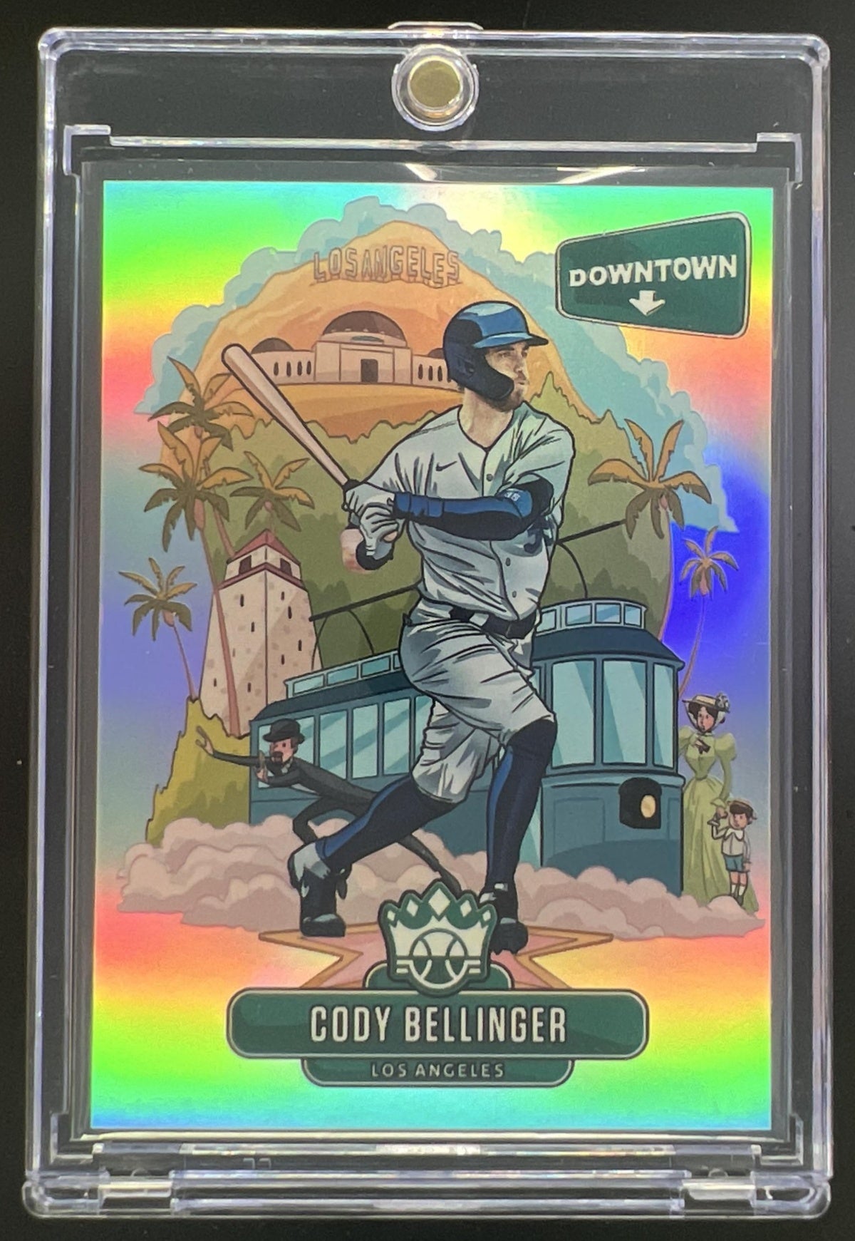 2021 Panini Diamond Kings Cody Bellinger Downtown #D-20 Los Angeles Dodgers