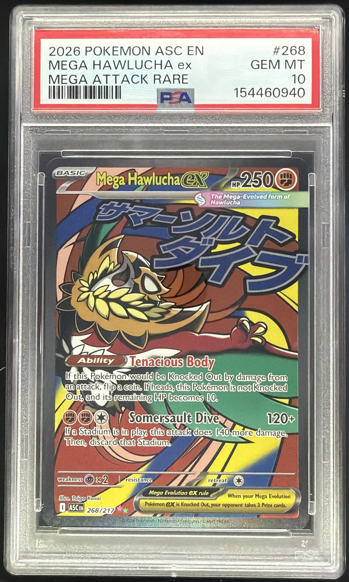 Mega Hawlucha ex front image