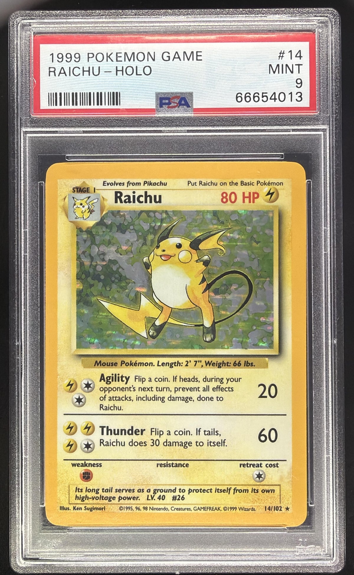Raichu front image