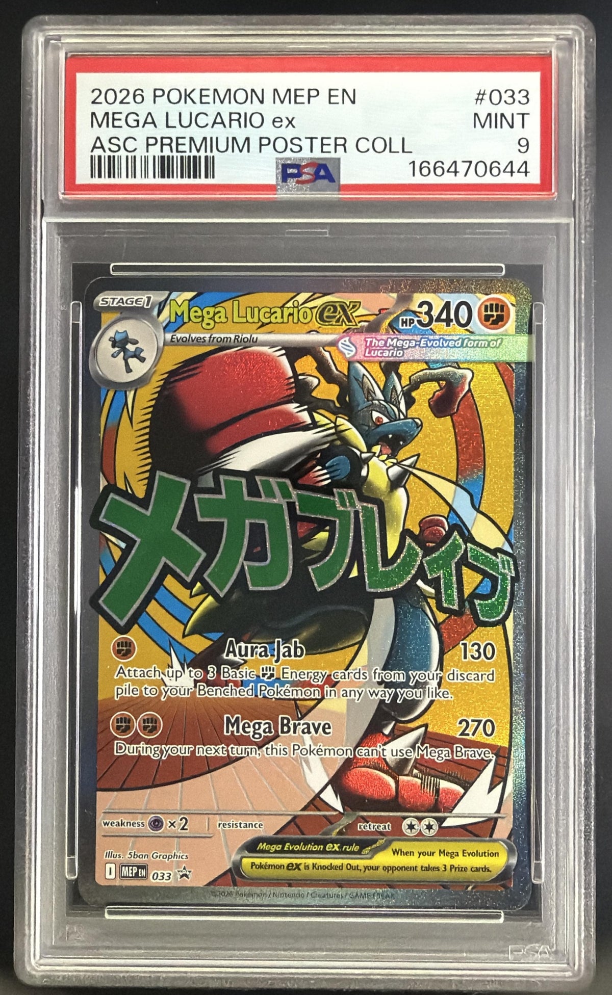 Mega Lucario ex front image