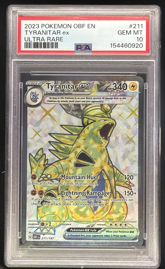 Tyranitar ex front image