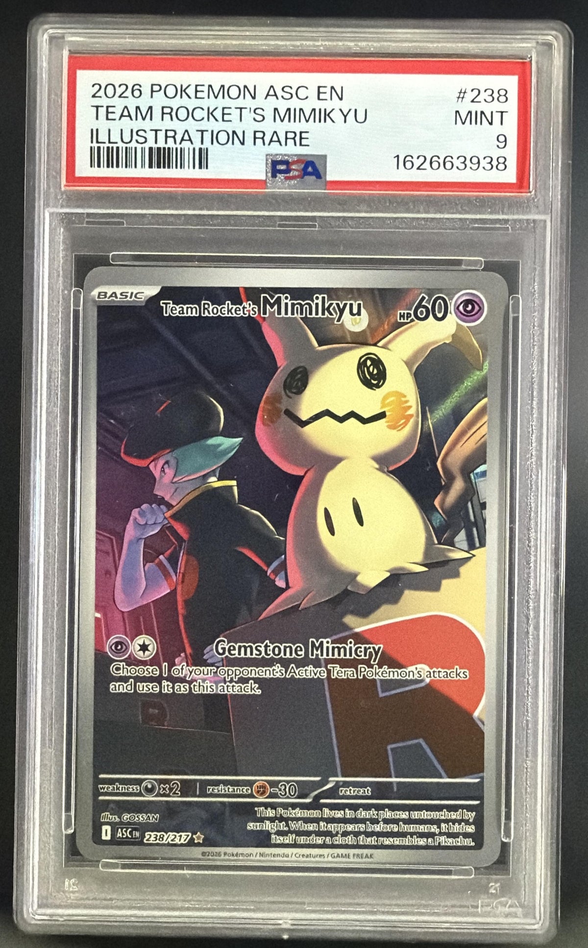 Team Rocket's Mimikyu front image