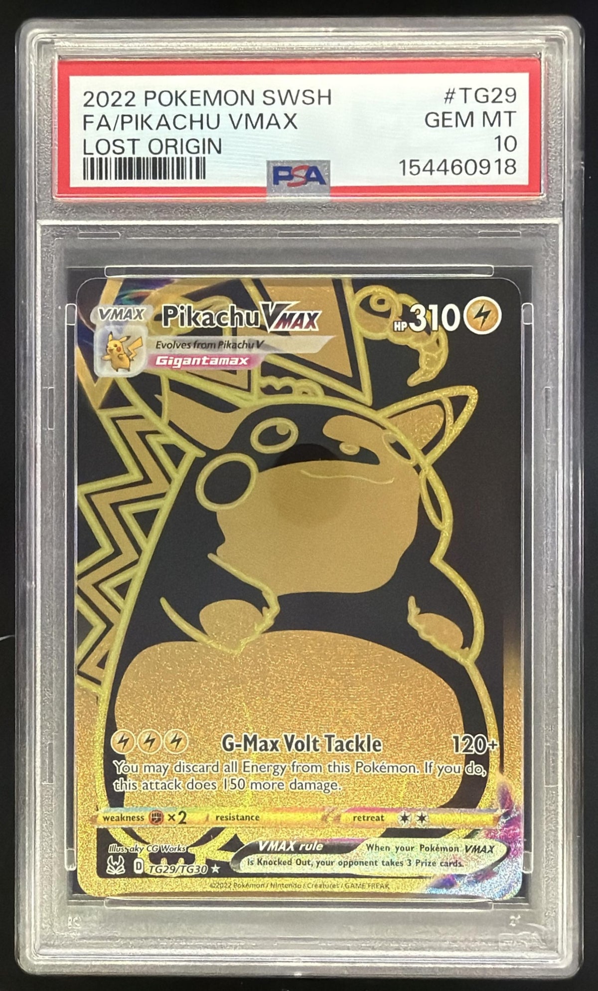 Pikachu VMAX front image