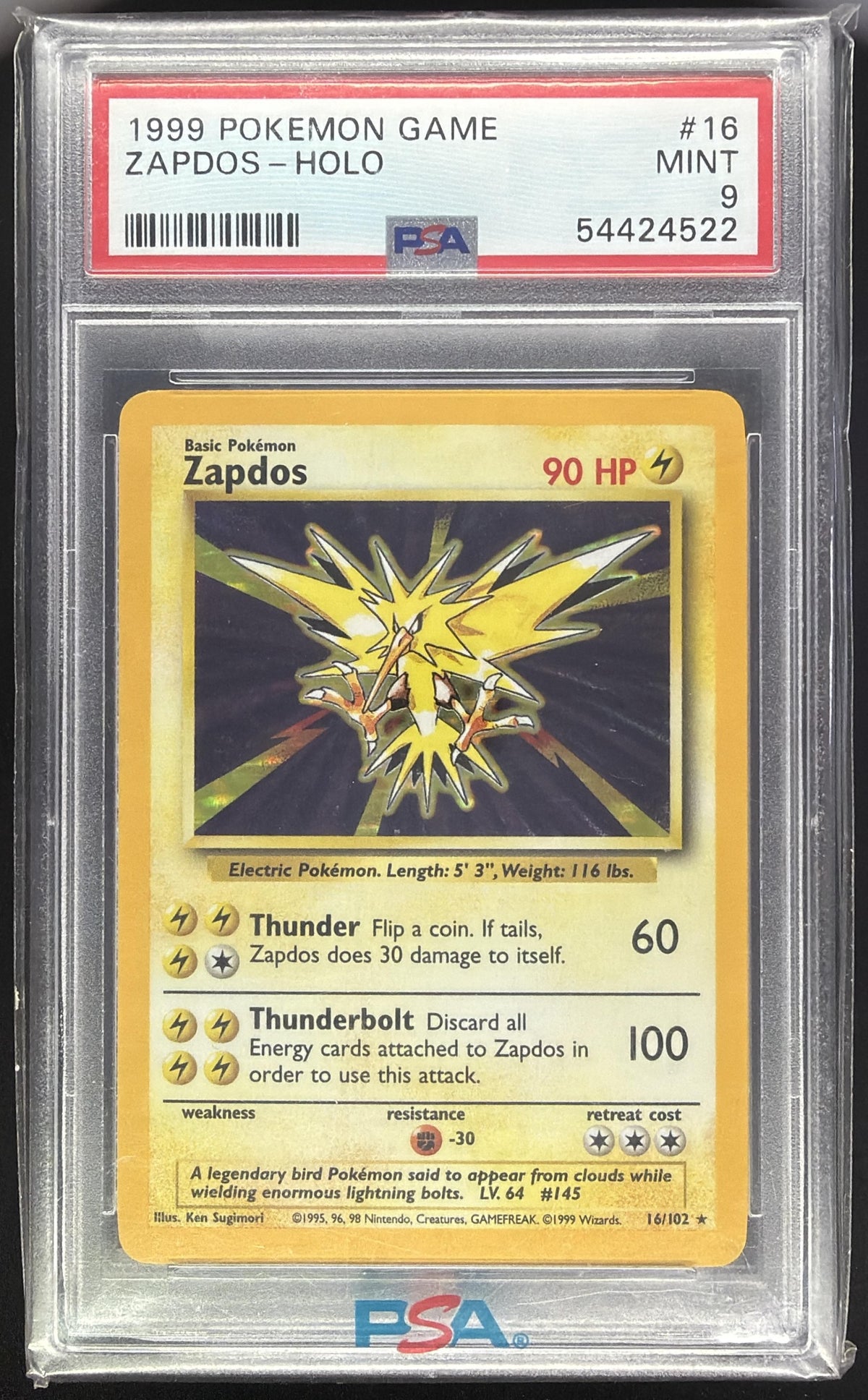 Zapdos front image