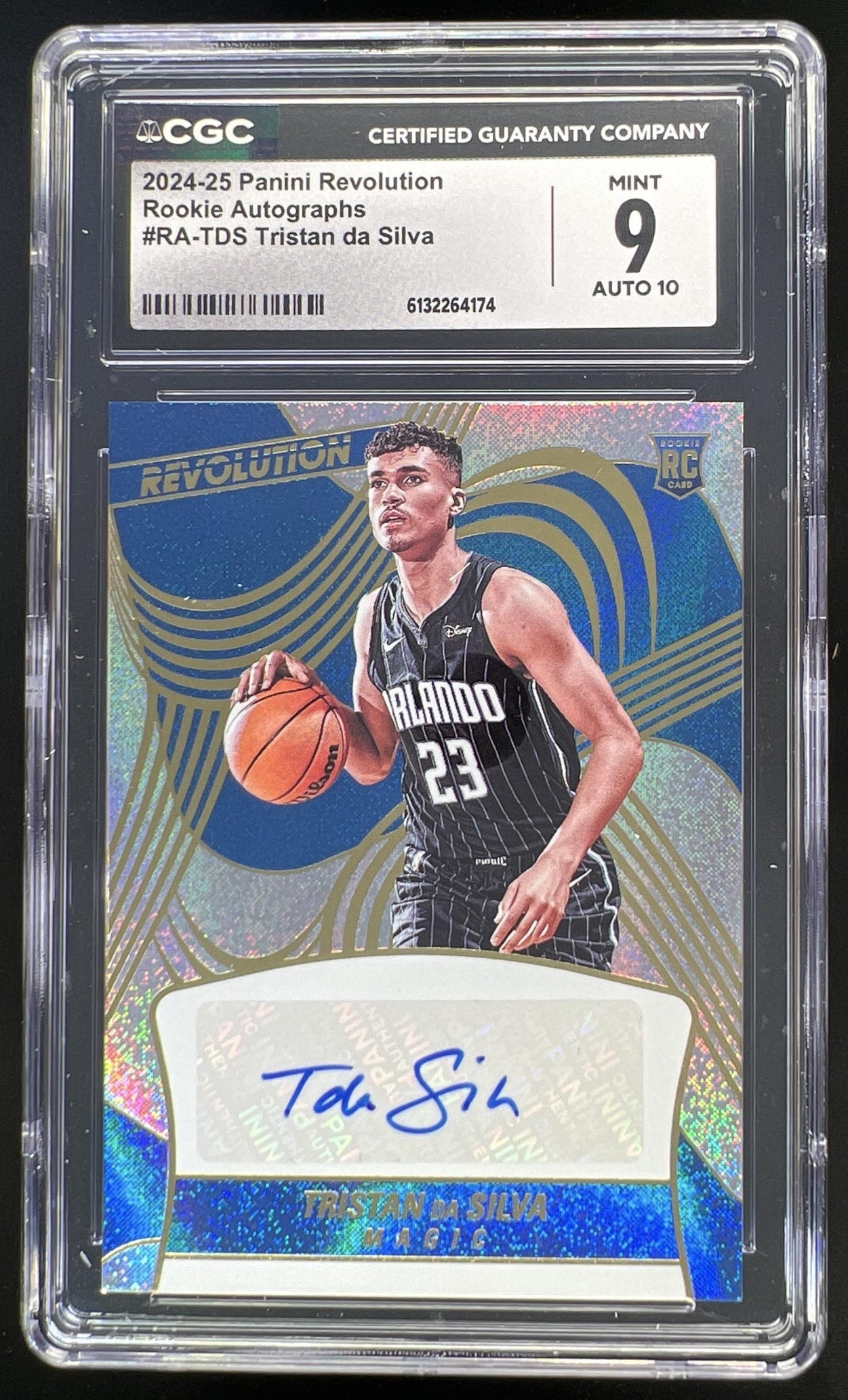 2024 Panini Revolution Tristan da Silva Rookie Auto #RA-TDS RC Magic CGC 9
