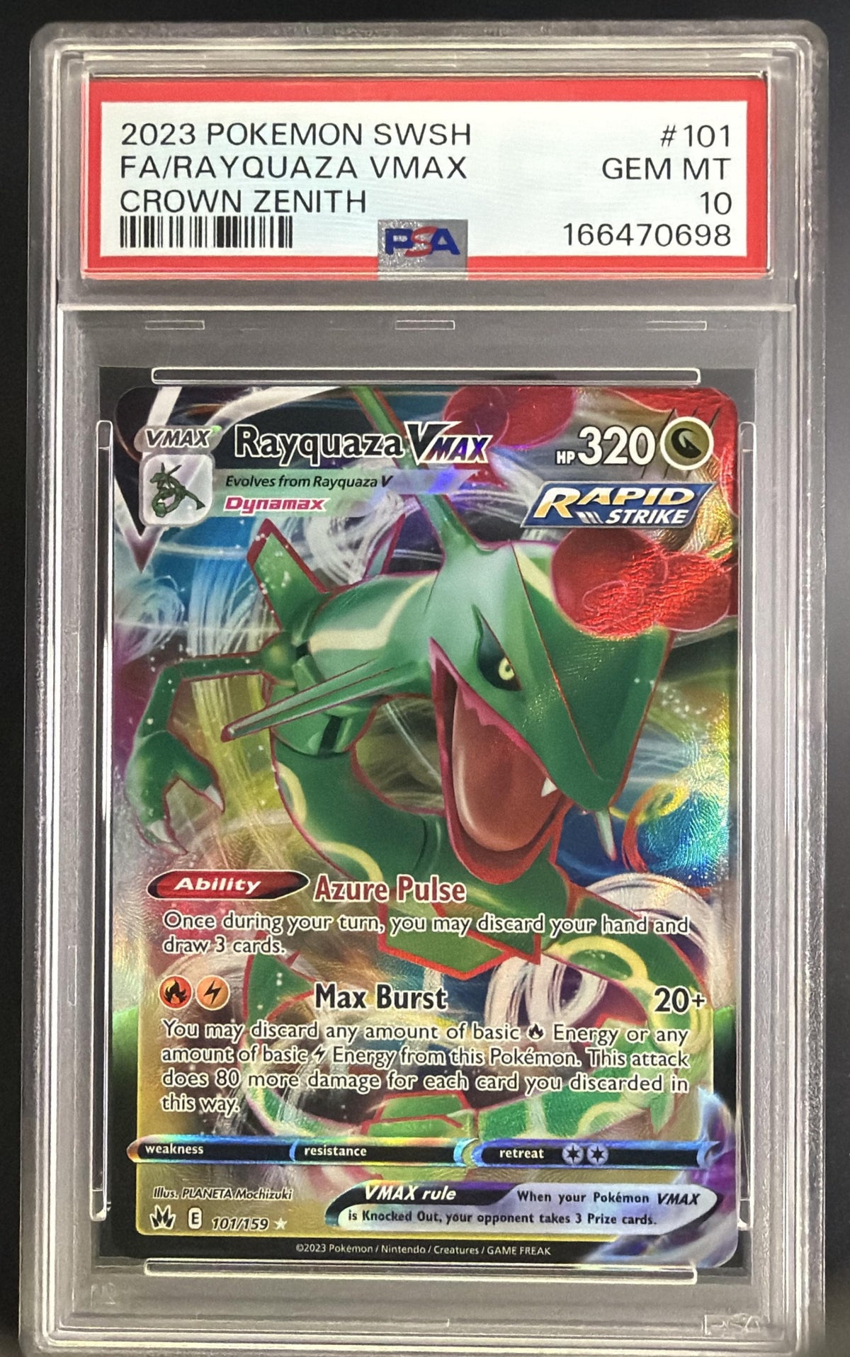 Rayquaza VMAX front image