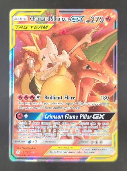 Charizard & Braixen Tag Team  front image