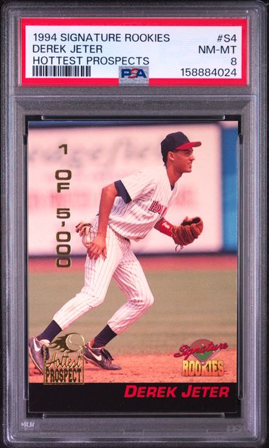 1994 SIGNATURE ROOKIES HOTTEST PROSPECTS #S4 DEREK JETER HOTTEST PROSPECTS