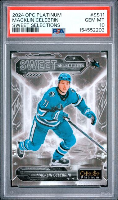 2024 UPPER DECK O-PEE-CHEE PLATINUM SWEET SELECTIONS #SS11 MACKLIN CELEBRINI PSA 10