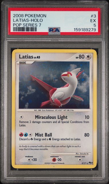 2008 POKEMON POP SERIES 7 #3 LATIAS-HOLO POP SERIES 7 PS5 SC1
