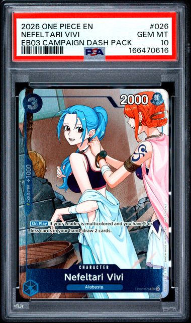 2026 ONE PIECE HEROINES CAMPAIGN DASH PACK #026 NEFELTARI VIVI