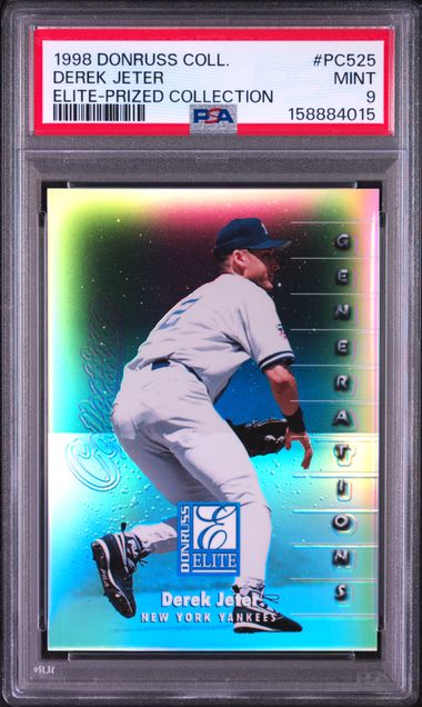 1998 DONRUSS COLLECTION #PC525 DEREK JETER ELITE-PRIZED COLLECTION PSA SC4